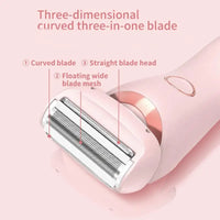 2-in-1 Painless Electric Body and Facial Hair Remover
