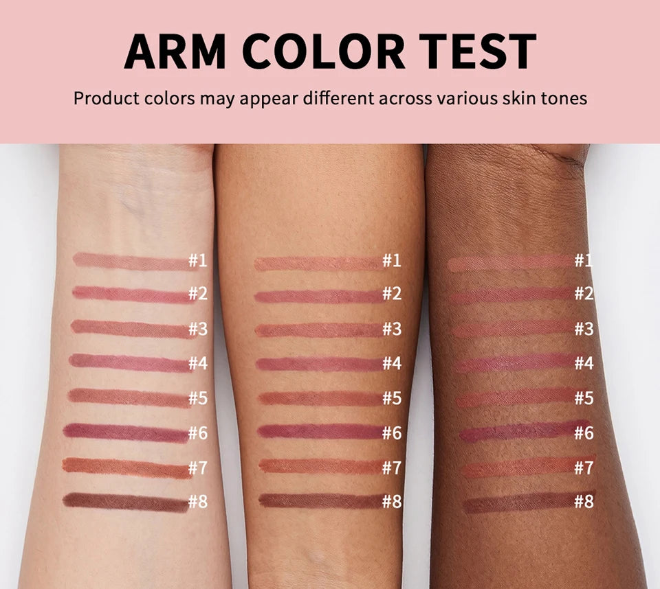 Waterproof Matte Lip Liner Pencil for Long-Lasting Definition - 13