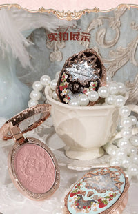 Embossed Long-Lasting Powder Blush for Silky Smooth Skin