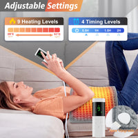 Electric Heating Pad for Body Pain Relief and Winter Warmth