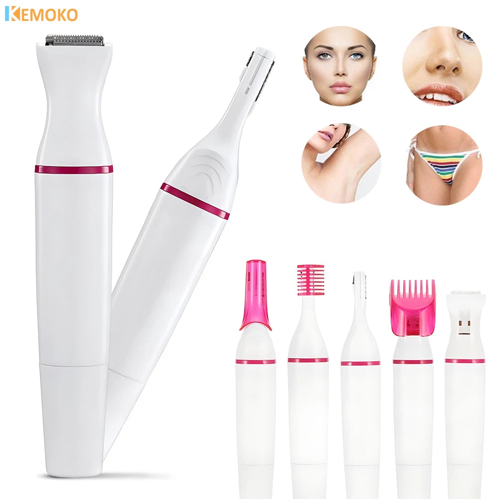 5-in-1 Electric Precision Hair Removal Trimmer Kit