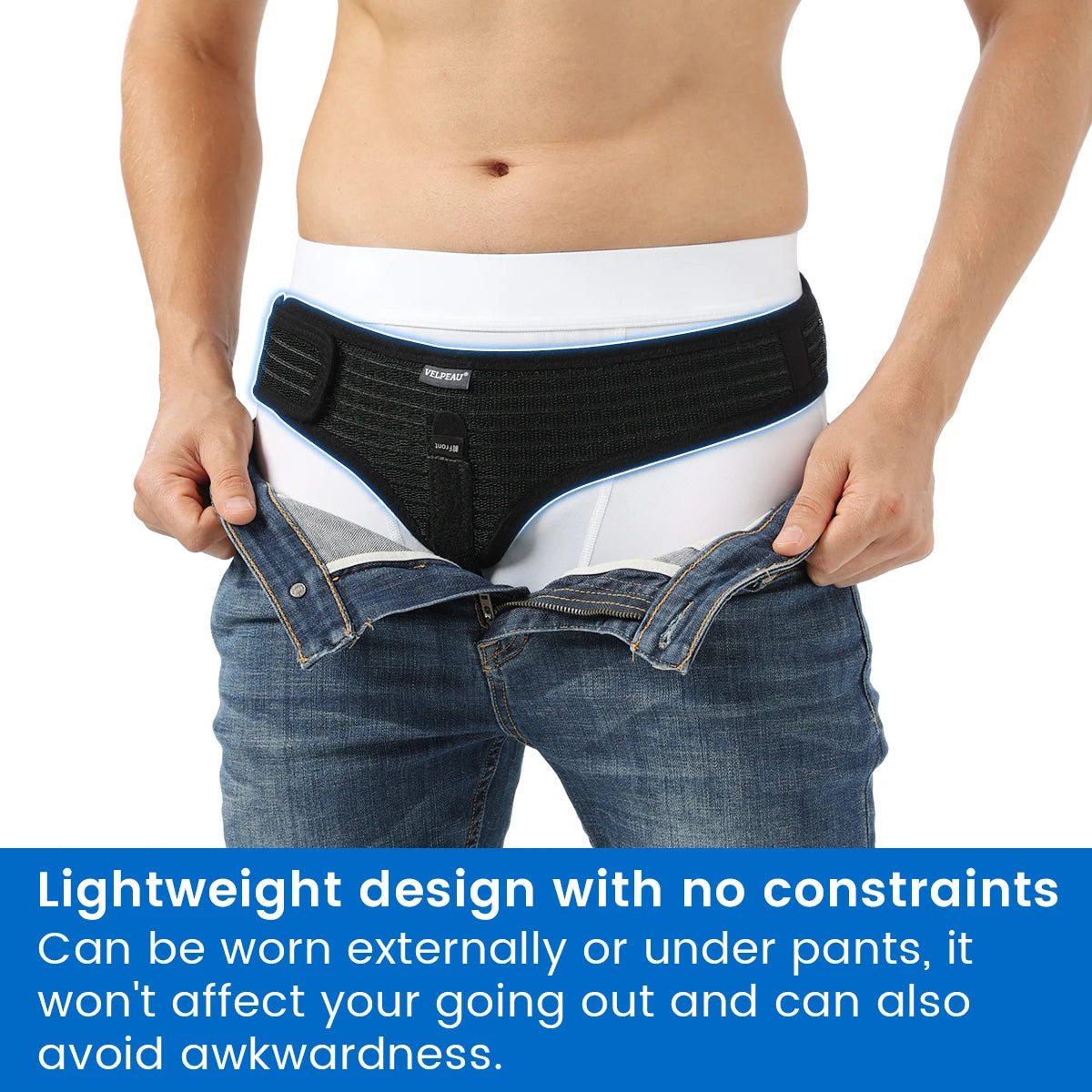 Adjustable Hernia Support Belt for Groin Pain Relief - 5