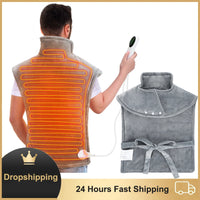 Electric Heated Shawl for Neck, Shoulder, and Back Pain Relief