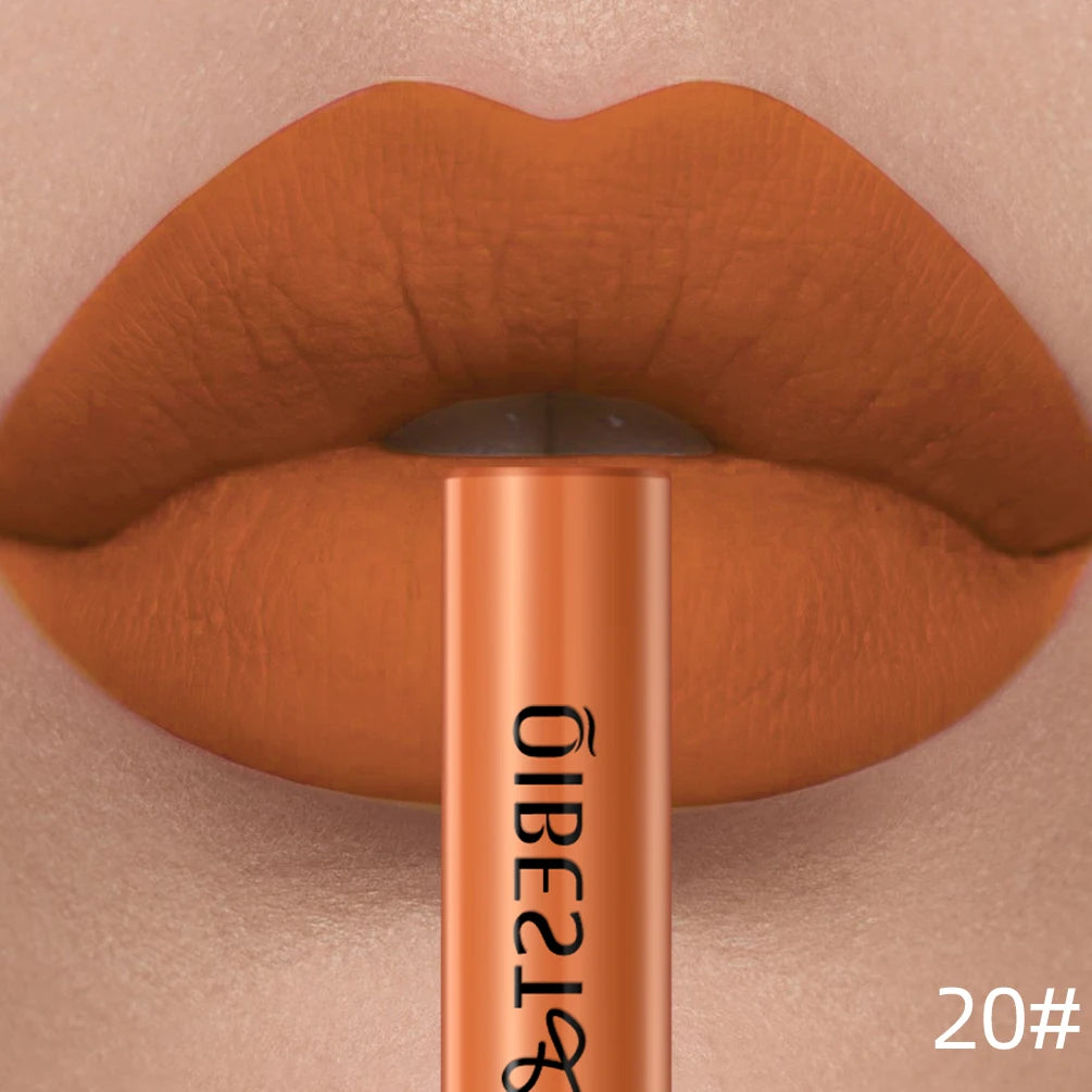 Long-Lasting Waterproof Velvet Matte Liquid Lipstick - 39