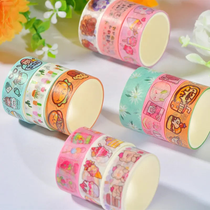 60-Piece Decorative Washi Tape Set for Scrapbooking and Journals - 4