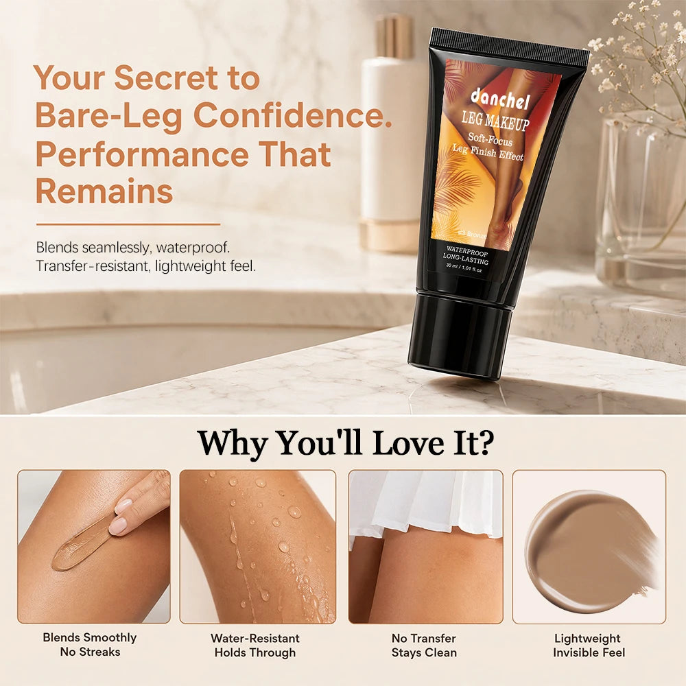 Waterproof Leg Foundation for Flawless Even Skin - 2