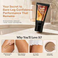 Waterproof Leg Foundation for Flawless Even Skin