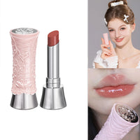 Hydrating Non-Sticky Tinted Lip Gloss for Shiny Long-Lasting Wear