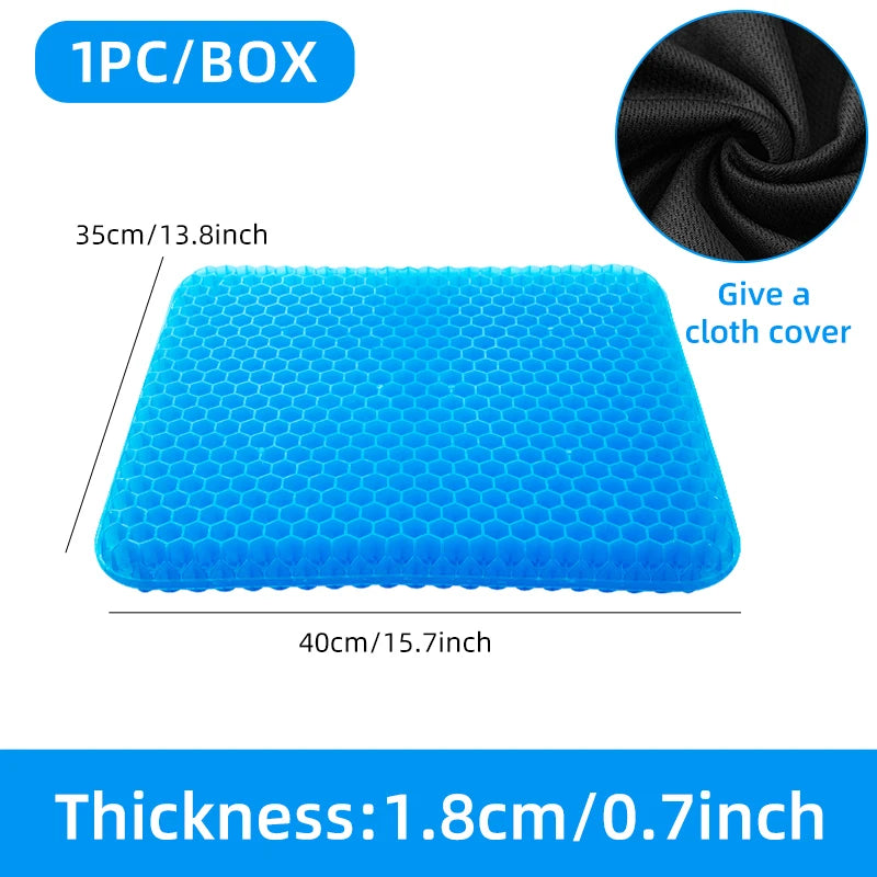 Honeycomb Gel Seat Cushion for Pressure Relief and Posture - 20