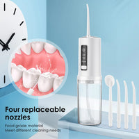 Portable Electric Teeth Cleaning and Water Flosser Set