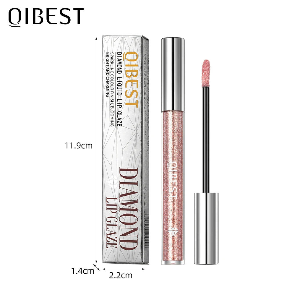 Diamond Shimmer Waterproof Liquid Lip Gloss - 2