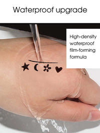 Double-Ended Waterproof Eyeliner with Decorative Stamp