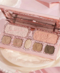 All-in-One Face Makeup Palette for Eyes, Blush, and Contour