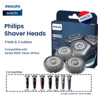 Replacement Shaver Heads for Series 9000 and Prestige Shavers