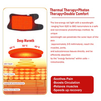Red Light Therapy Calf Massager with Heat and Vibration