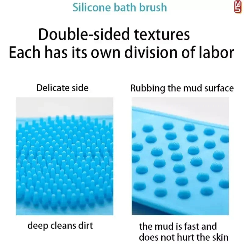 Dual-Sided Silicone Back Scrubber for Deep Exfoliation - 5
