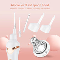 Electric LED Ear Wax Removal Vacuum Cleaner