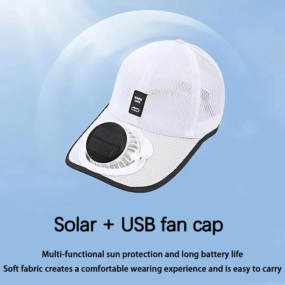 Solar Powered Cooling Baseball Cap - 17