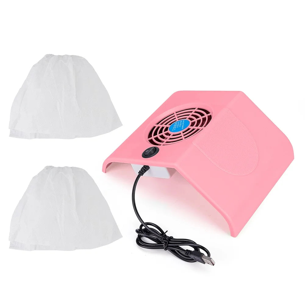 Portable USB Nail Dust Vacuum Collector - 20