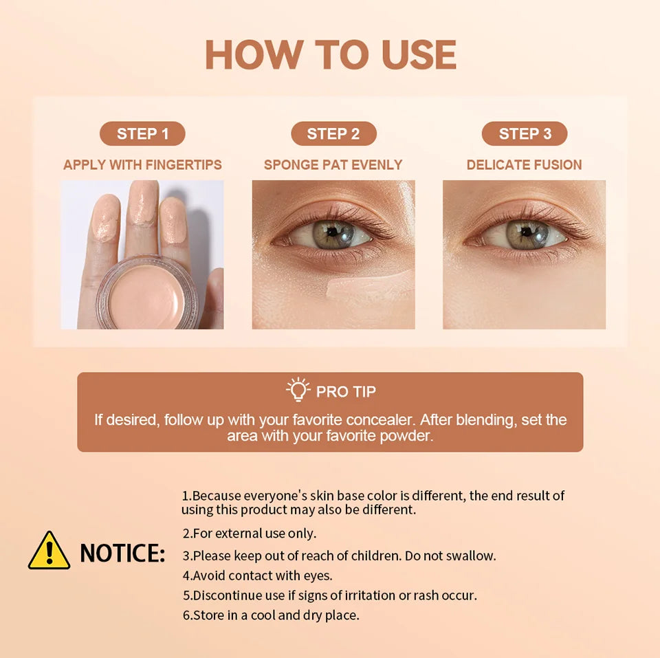 Hydrating Under Eye Brightening Concealer for Dark Circles - 14