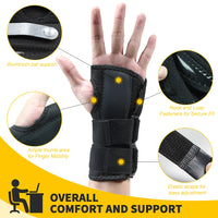 Adjustable Wrist Support Brace for Carpal Tunnel & Arthritis