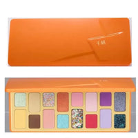 16-Color Professional Eyeshadow Palette Matte & Shimmer