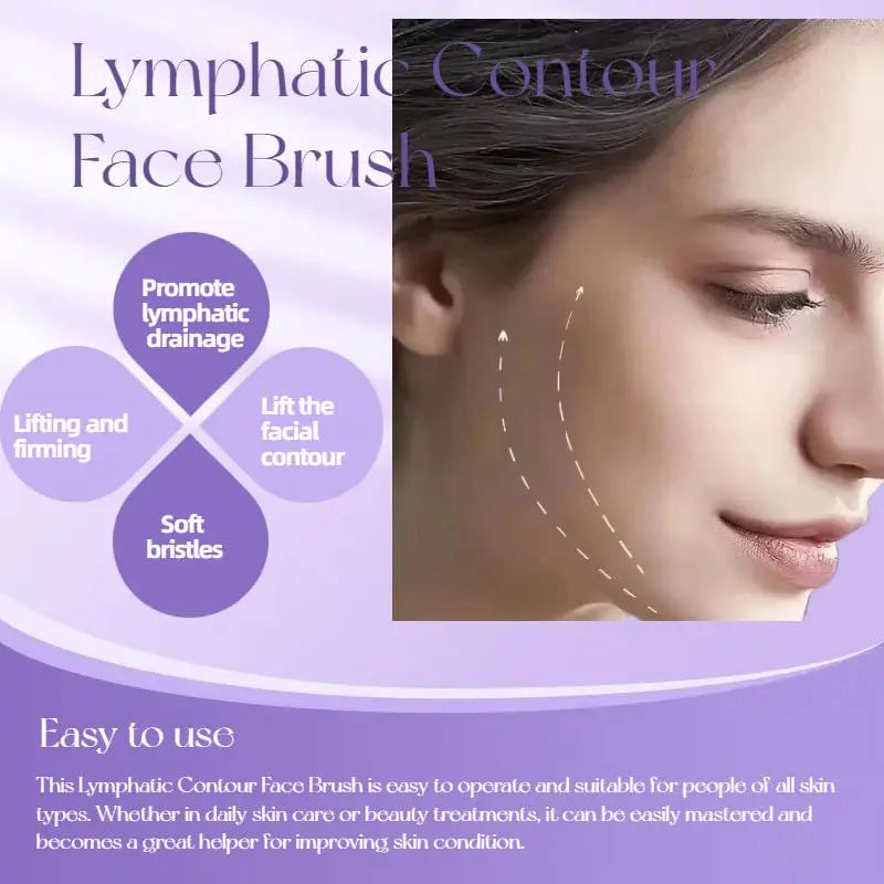 Lymphatic Face Contour Brush for Sculpting and Depuffing - 8