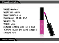 Long-Lasting Velvet Matte Liquid Lipstick