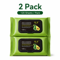 Avocado Deep Cleansing Makeup Remover Wipes - 60 Pack