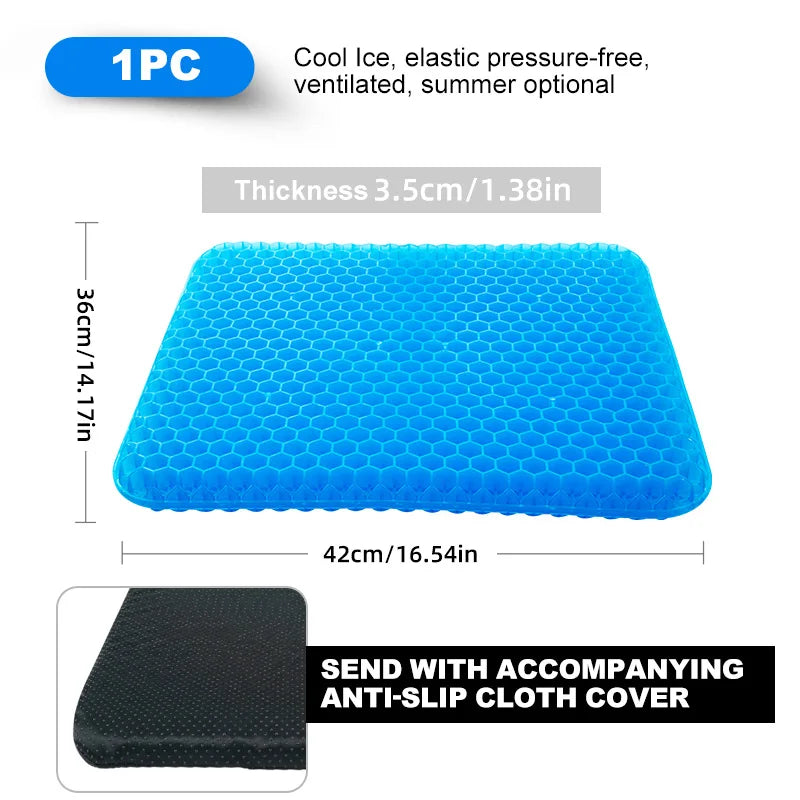 Cooling Gel Seat Cushion for Driving and Office - 23