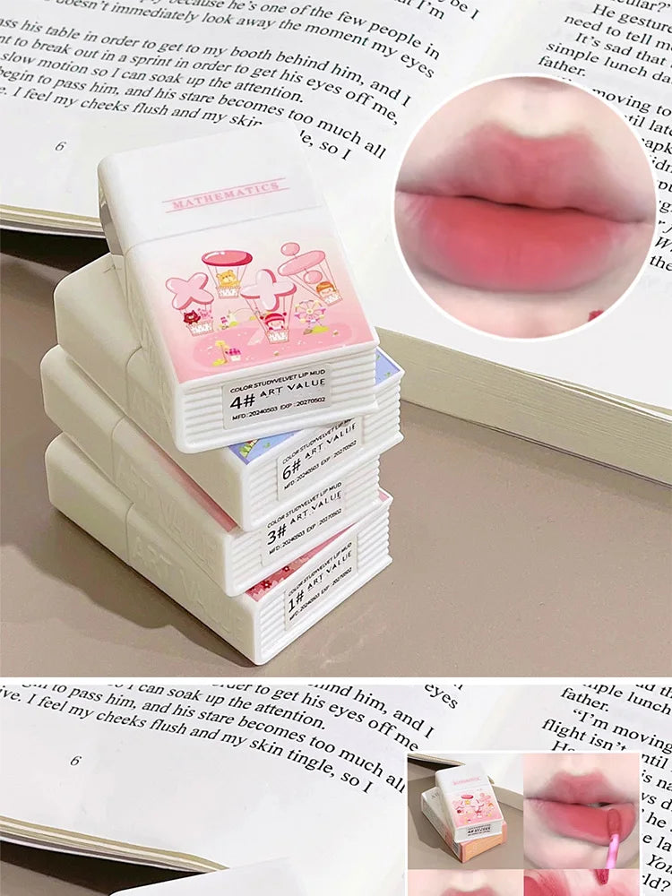 Velvet Matte Lip Clay for Soft Long-Lasting Color - 7
