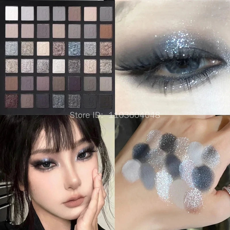 42-Color Professional Smoked Eyeshadow Palette - 2