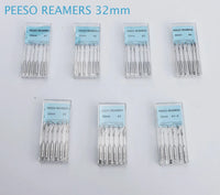 Dental Peeso Reamer Drill Bits for Endodontic Procedures (6-Pack)
