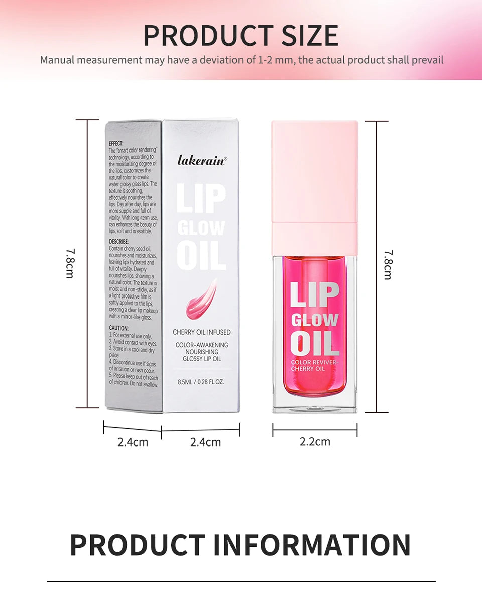 Hydrating Lip Glow Oil for Plump and Shiny Lips - 15