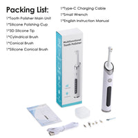 Rechargeable Electric Teeth Polisher and Whitening Kit