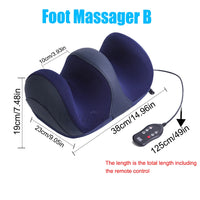 Electric Heated Foot and Calf Massager for Muscle Pain Relief
