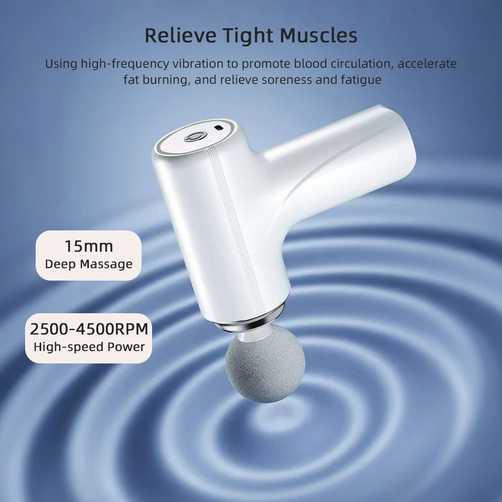 Portable Electric Deep Tissue Muscle Massage Gun - 10
