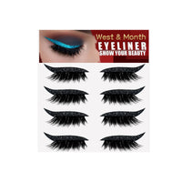 Reusable Self-Adhesive Eyeliner and Eyelash Stickers