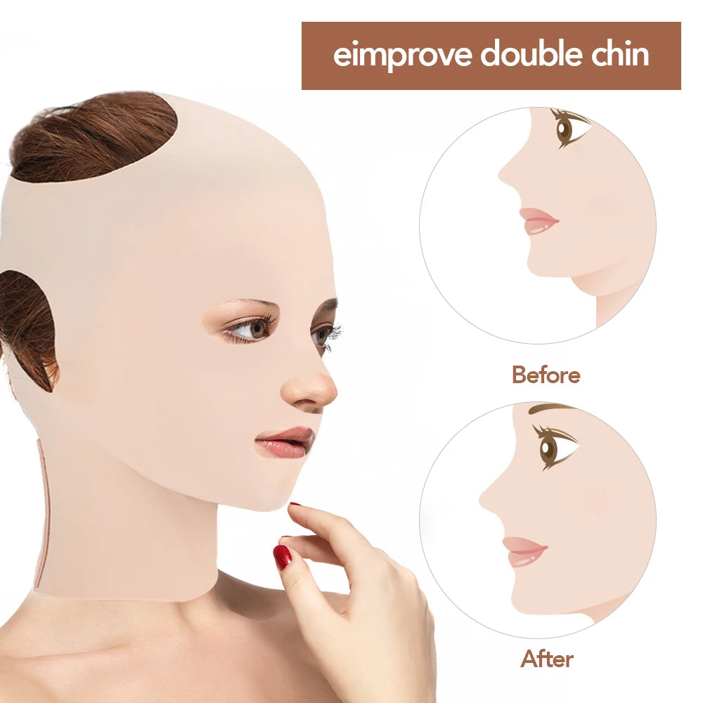 3D Breathable V-Shape Face Lifting Mask - 4