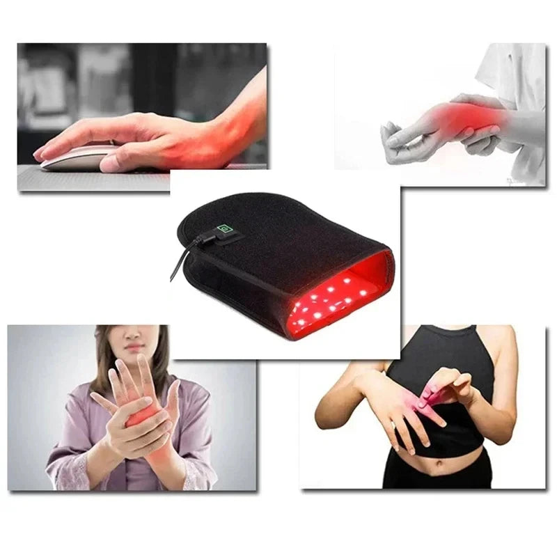Infrared LED Red Light Therapy Glove for Hand & Wrist Pain Relief - 10