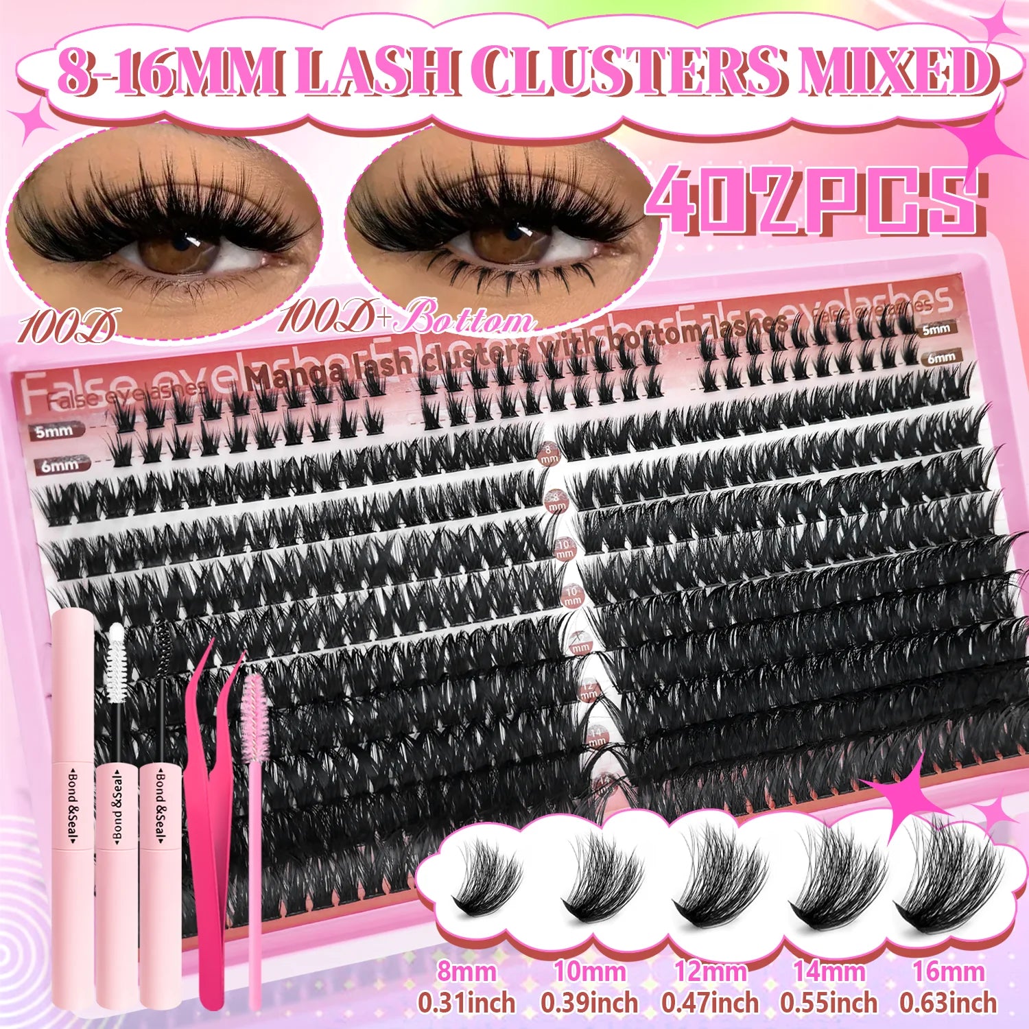 DIY Individual Eyelash Extension Kit for Volume Look - 10