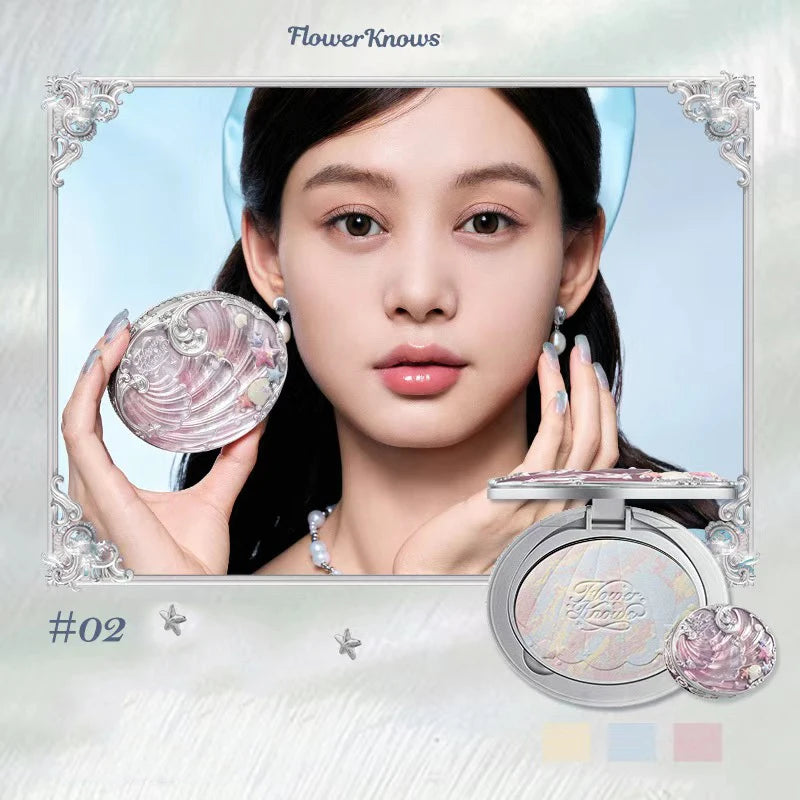 Mermaid Matte Oil-Control Pressed Face Powder - 36