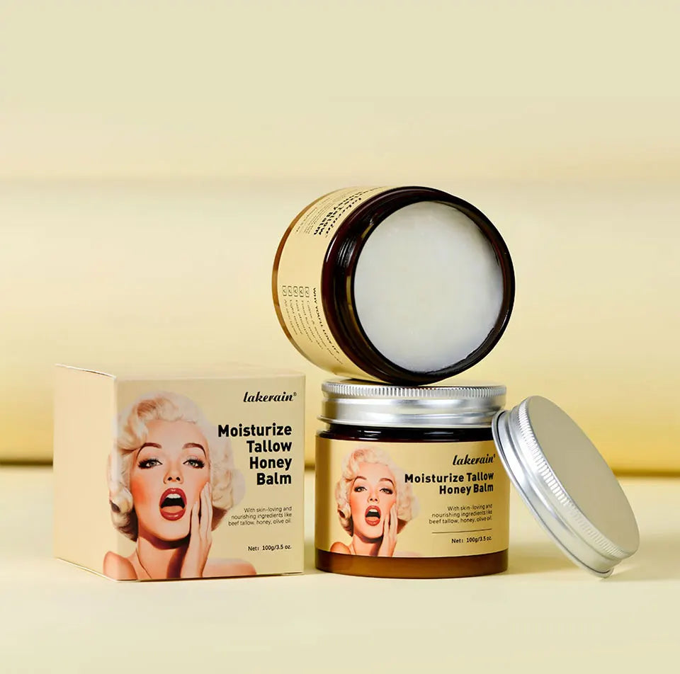 Moisturizing Beef Tallow Honey Balm for Dry Skin - 18