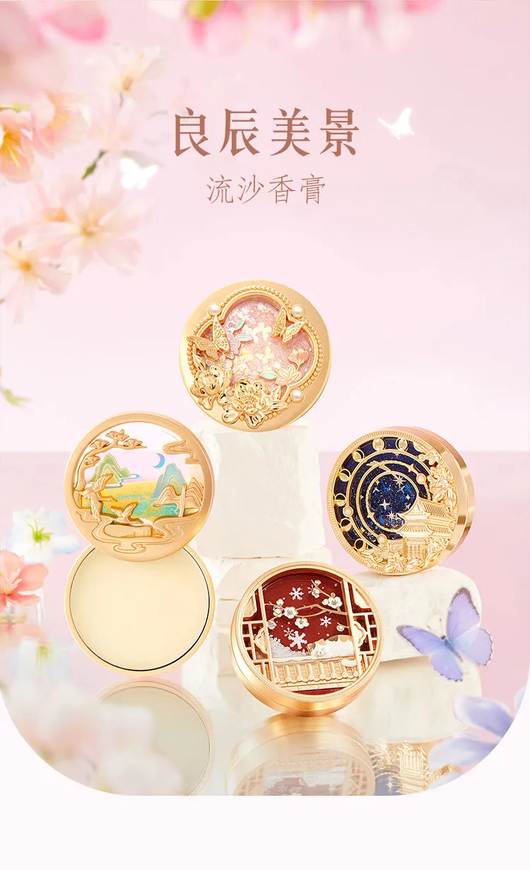 Portable Solid Perfume Balm in Elegant Decorative Tin - 5