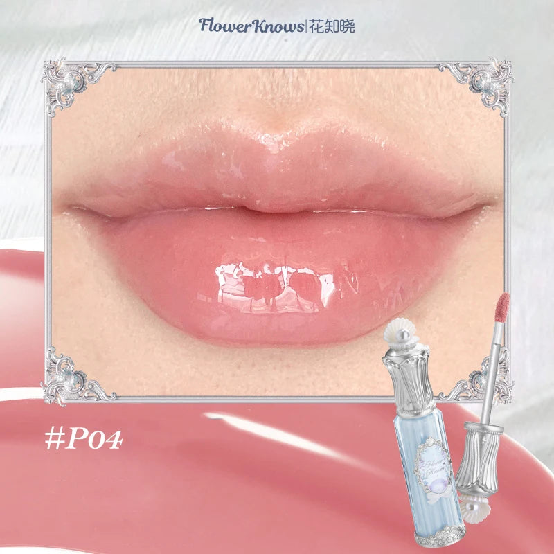 Hydrating Mermaid Shell Lip Gloss for Plump High-Shine Lips - 18