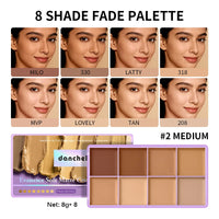 8-Shade Cream Concealer and Contour Palette