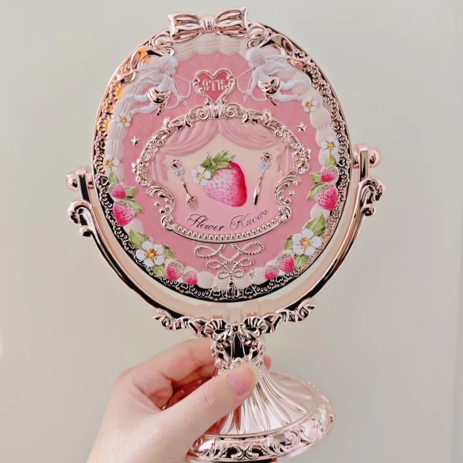 Decorative Desktop Vanity Makeup Mirror - 8