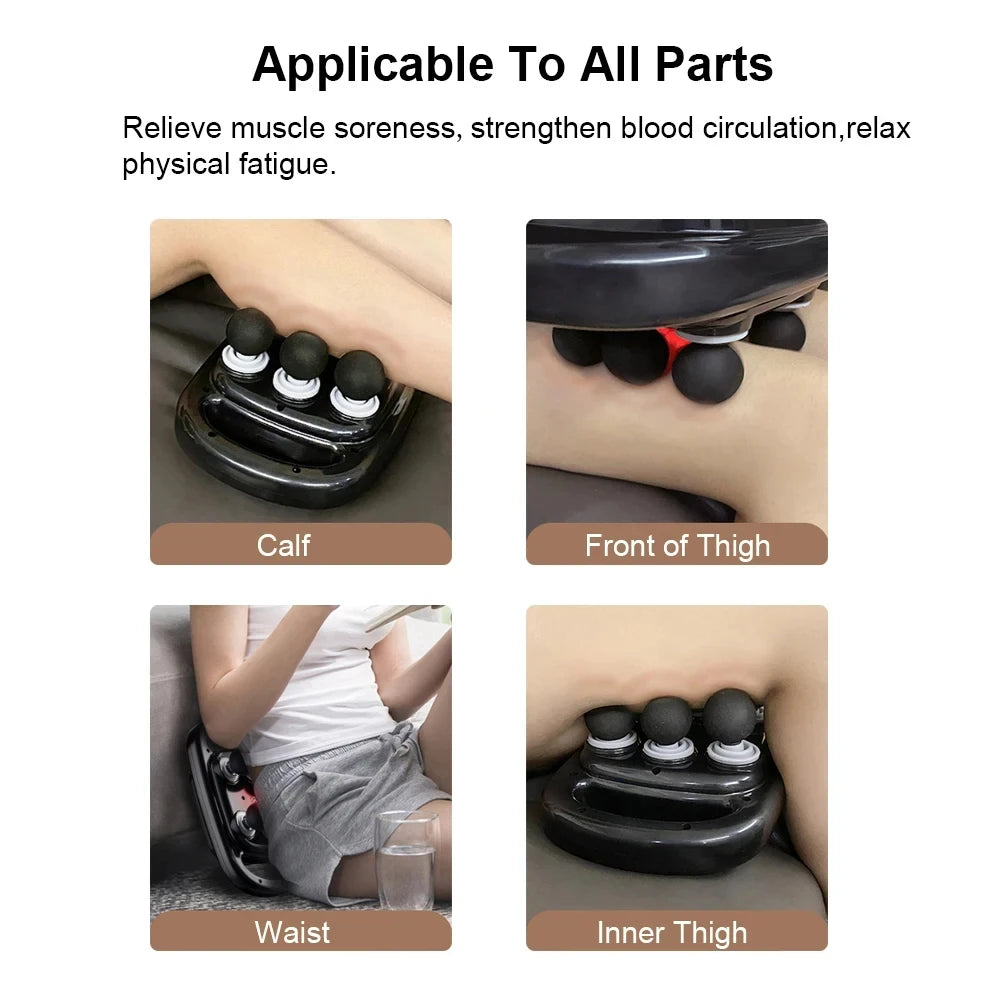 6-Head Deep Tissue Percussion Muscle Massage Gun - 8