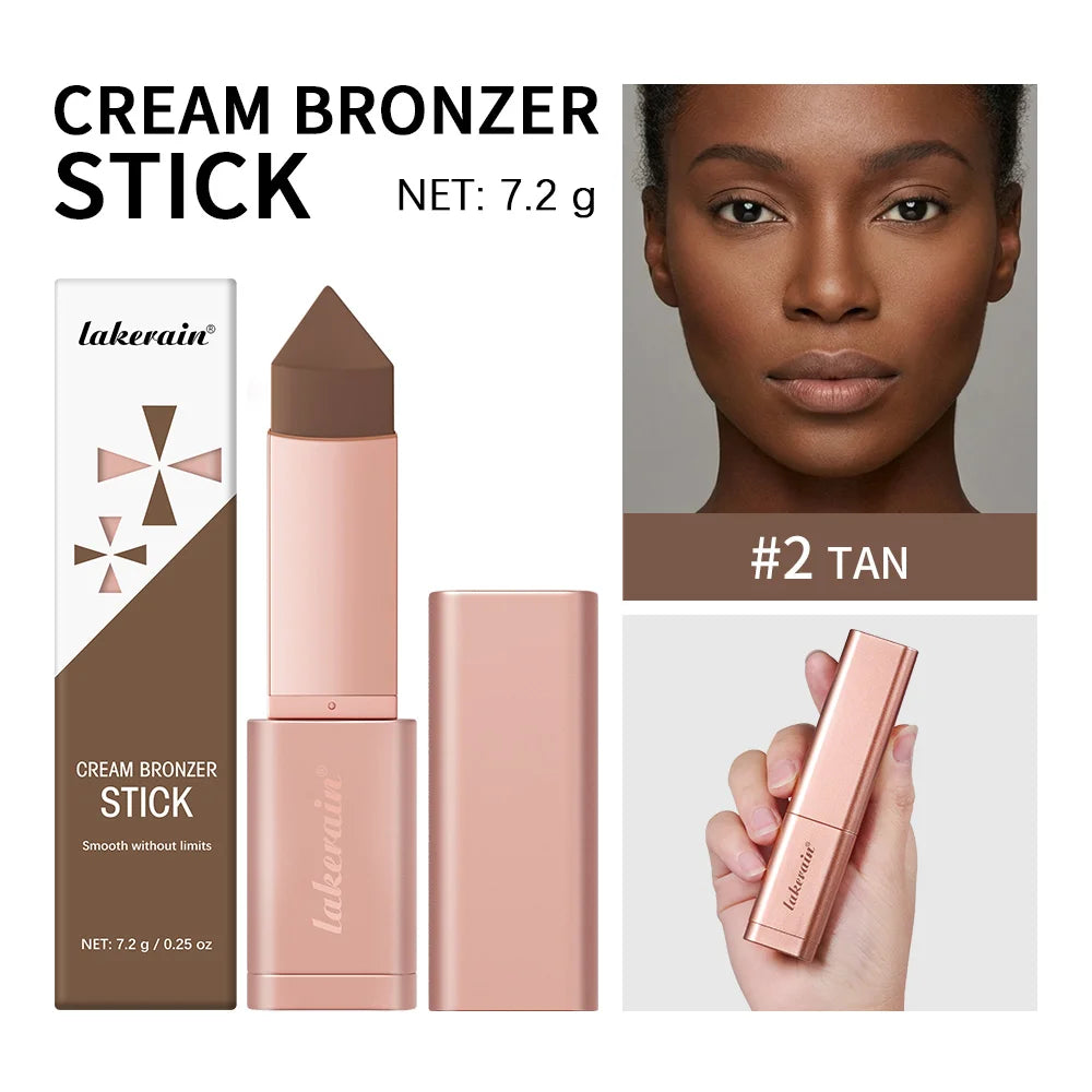 Cream Bronzer Stick for Seamless Face Contouring and Sculpting - 23