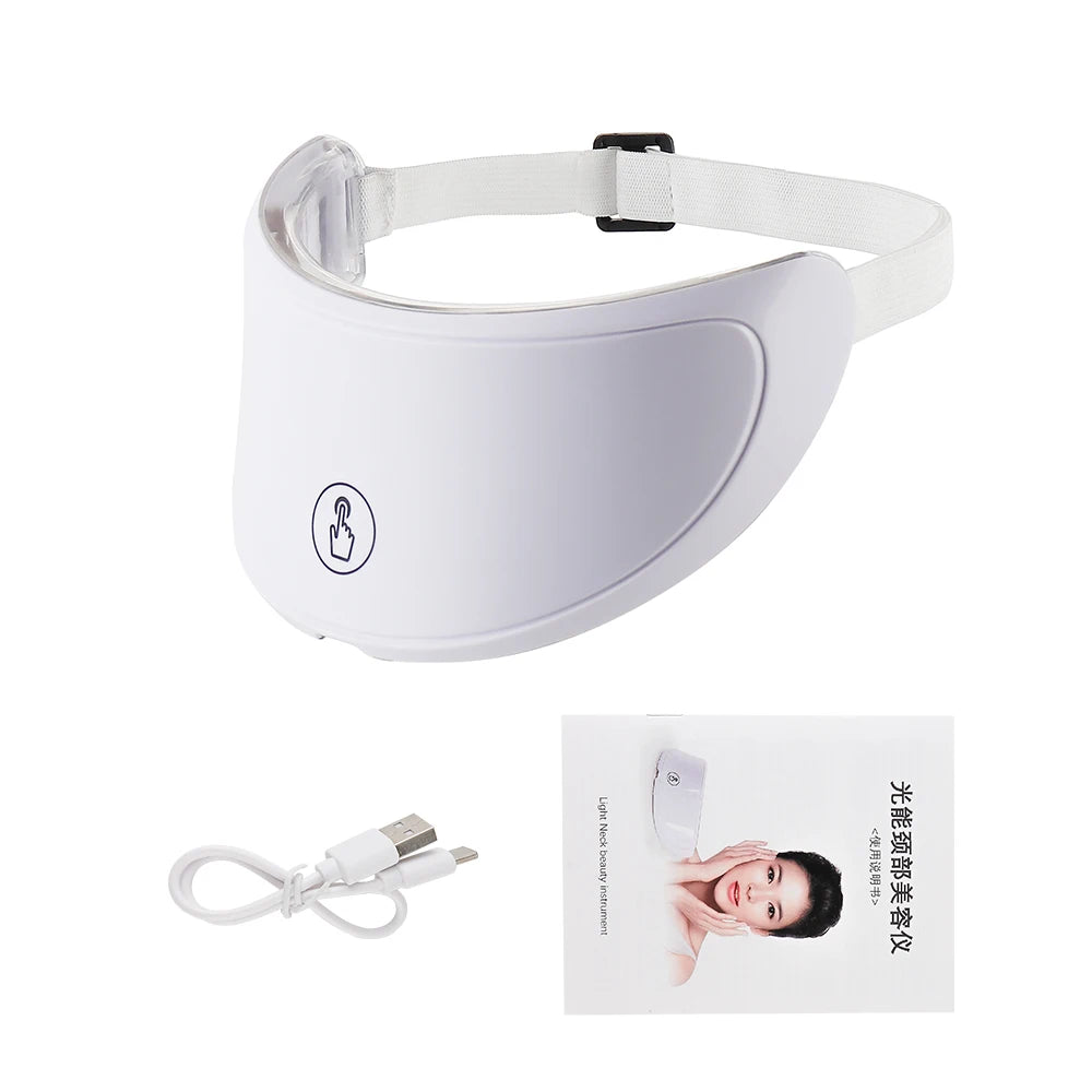 7-Color LED Facial and Neck Photon Light Therapy Mask - 16